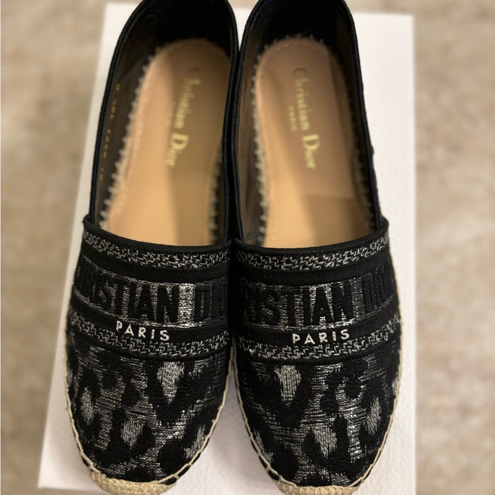 DIOR
Lurex Embroidered Mizza Granville Espadrille 38.5. Worn only once for 30min - Picture 6 of 8